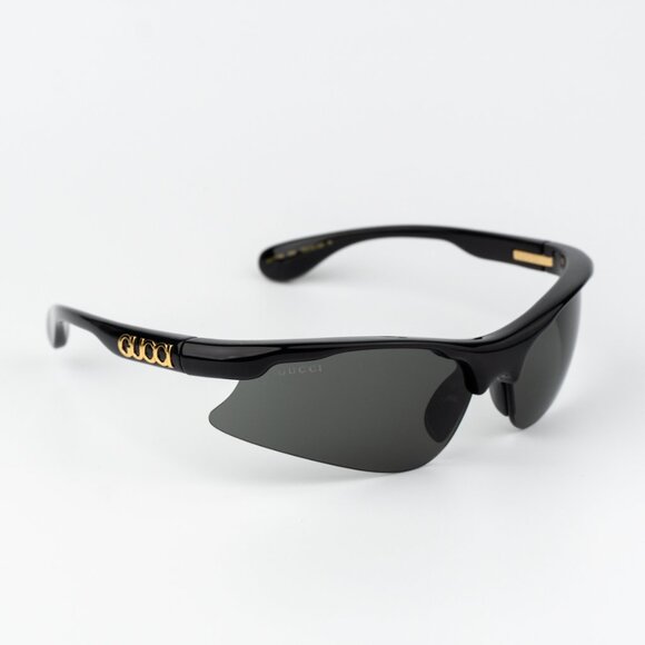 Gucci Women Sunglasses Black Grey Mask GG1774S 006 BRAND NEW - Picture 10 of 12